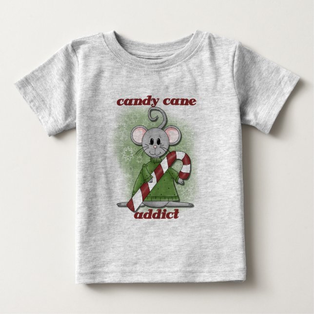 Candy Cane Addict Tshirts und Geschenke (Vorderseite)