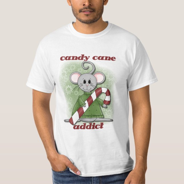 Candy Cane Addict Tshirts und Geschenke (Vorderseite)