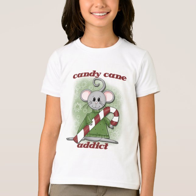Candy Cane Addict Tshirts und Geschenke (Vorderseite)