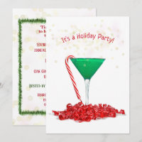 Candy Cane aus Martini-Glas