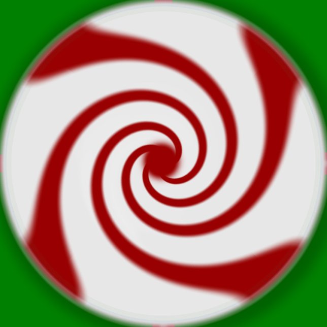 Candy Cane Basics Peppermint Drop Runder Aufkleber (Von Creator hochgeladen)