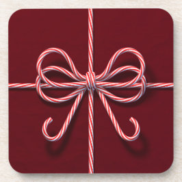 Candy Cane Bow Untersetzer