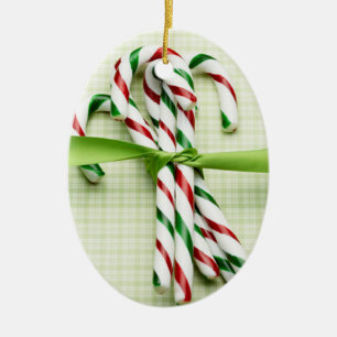 Candy Cane Bundle Keramikornament