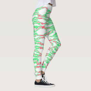 Candy Cane Camouflage Leggings