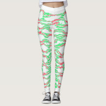 Candy Cane Camouflage Leggings