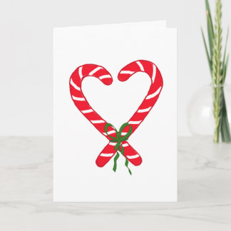 Candy Cane Christman card Feiertagskarte