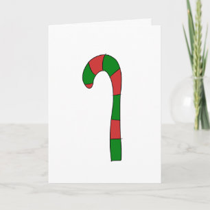 Candy Cane Christmas Card Feiertagskarte