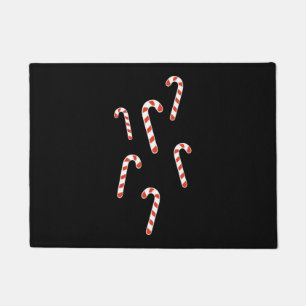 Candy Cane Christmas Fußmatte