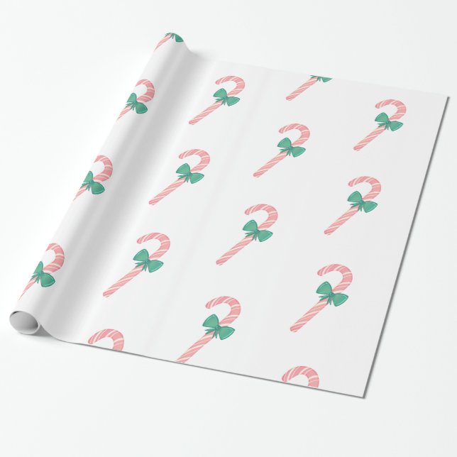 Candy Cane Christmas Geschenkpapier (Ungerollt)