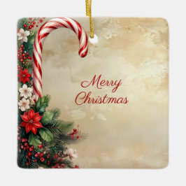 Candy Cane Christmas Holiday Ornament