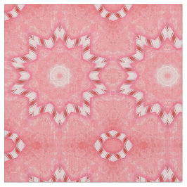 Candy Cane Christmas Kaleidoscope Pattern Fabric Stoff