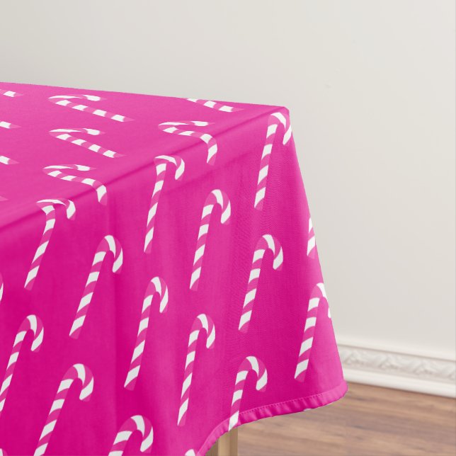 Candy Cane Christmas Red Tischdecke (Beispiel)