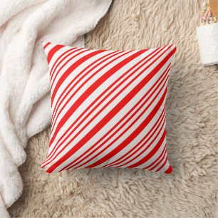 Candy Cane Christmas Stripe Muster Kissen