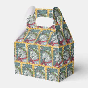 CANDY CANE CHRISTMAS UNICORN FAVOR GESCHENKBOXEN W GESCHENKSCHACHTEL