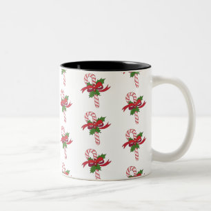 Candy Cane Christmas Zweifarbige Tasse