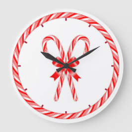 Candy Cane Clock Große Wanduhr