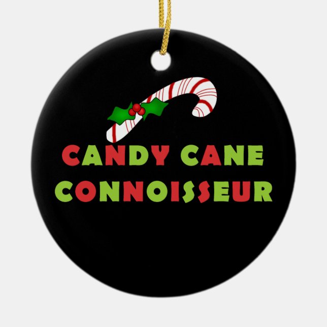 Candy Cane Connoisseur Keepake Ornament (Vorne)