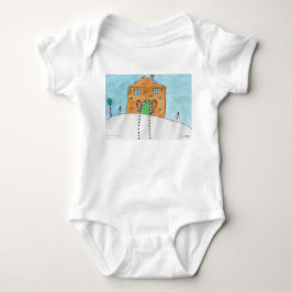 Candy Cane Cottage - KidsArt für CHOC Baby Strampler