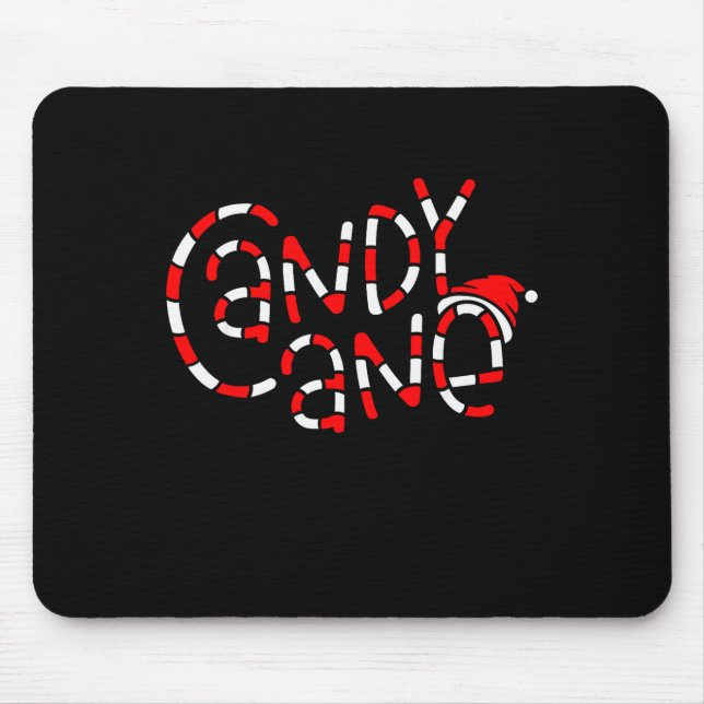 Candy Cane Crew Christmas Xmas Love Candy Boys Gir Mousepad (Vorne)