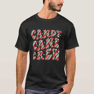 Candy Cane Crew Funny Christmas Candy Cane Lover X T-Shirt