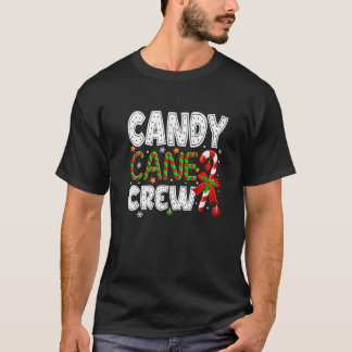 Candy Cane Crew Funny Christmas Pajamas Candy Lieb T-Shirt