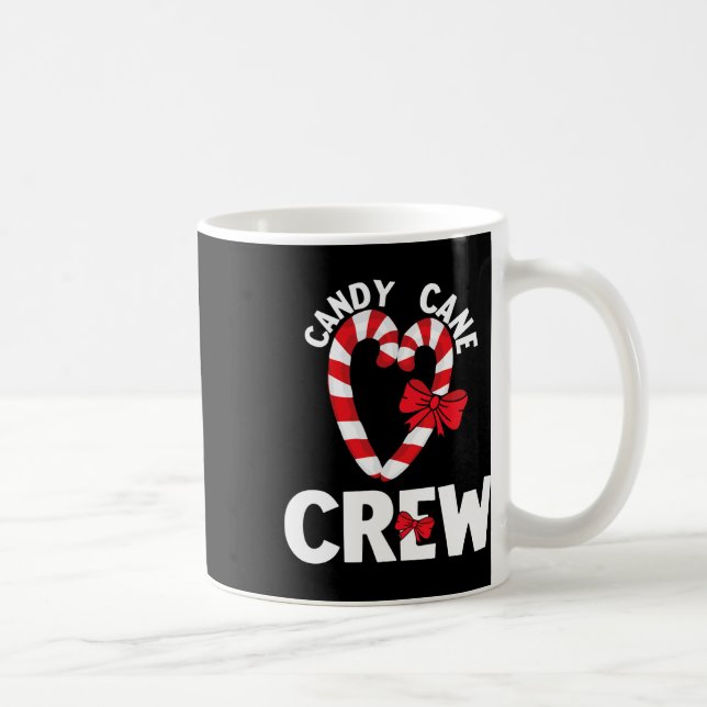Candy Cane Crew Funny Christmas Sweet Candy Merry  Kaffeetasse (Rechts)