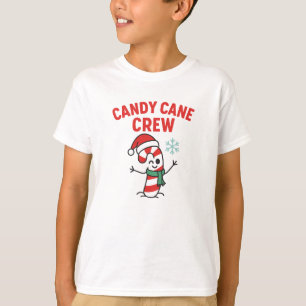 Candy Cane Crew Kinder-Weihnachts-T-Shirt – Spaß f T-Shirt