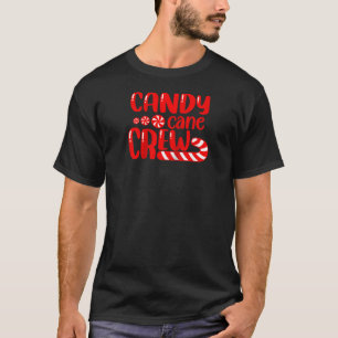 Candy Cane Crew Matching Family Group Candy Lover T-Shirt