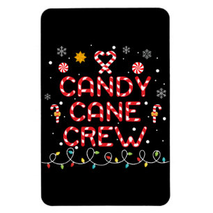 Candy Cane Crew passende Familie Candy Liebhaber Magnet