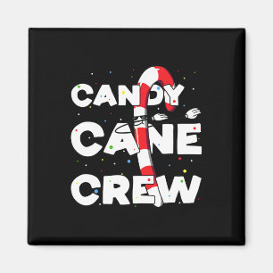 Candy Cane Crew Spaß Weihnachten Candy Lover Tanze Magnet