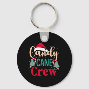 Candy Cane Crew Spaß Weihnachten Candy Lover Xmas Schlüsselanhänger