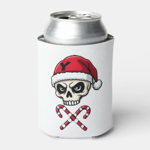 Candy Cane Crew Totenkopf Weihnachten 2025 Lustig Dosenkühler