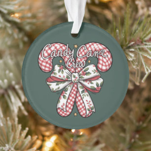 Candy Cane Crew Vornehme Weihnachtsferien  Ornament