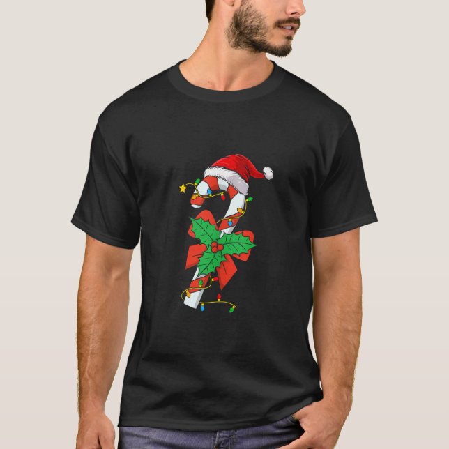 Candy Cane Crew Weihnachten 2023 Für Kinder Jungen T-Shirt (Vorderseite)