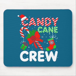 Candy Cane Crew Weihnachten Lustiges Xmas Passende Mousepad