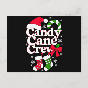 Candy Cane Crew Weihnachten Santa Hut Schneeflocke
