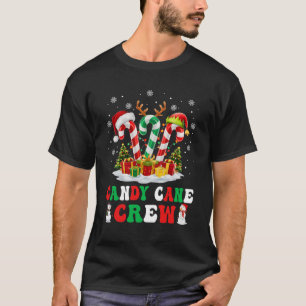 Candy Cane Crew Weihnachten Weihnachten Weihnachte T-Shirt