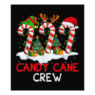 Candy Cane Crew Weihnachten Weihnachten Weihnachts Fotodruck