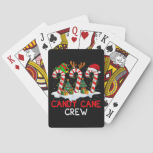 Candy Cane Crew Weihnachten Weihnachten Weihnachts Spielkarten