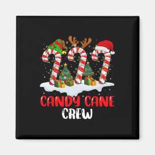 Candy Cane Crew Weihnachten Weihnachtsfamilie Matc Magnet