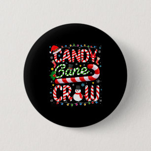 Candy Cane Crew Weihnachts-Pyjamas Erwachsene Männ Button