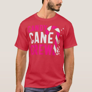 Candy Cane Crew Weihnachts-Süßigkeiten Familie Mat T-Shirt
