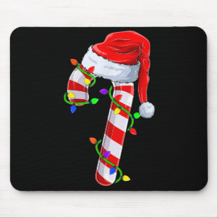 Candy Cane Crew Weihnachtsleuchten Familie Matchin Mousepad