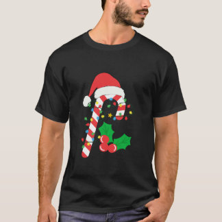 Candy Cane Crew Weihnachtsleuchten Familie Matchin T-Shirt