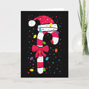 Candy Cane Crew Weihnachtslichter Familie Passende Karte