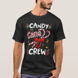 Candy Cane Crew Weihnachtslieder Süßigkeiten Famil T-Shirt