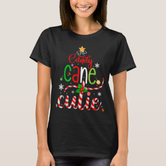 Candy Cane Cutie Funny Christmas Boys Girls Kids T-Shirt