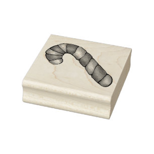 Candy Cane Drehung Weihnachtsgebäck Backen Gummistempel