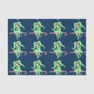 Candy Cane Elf Tissue Paper Seidenpapier