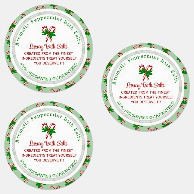 Candy Cane Etiketten (Gruppe)